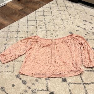 Light Pink Hollister Crop Top